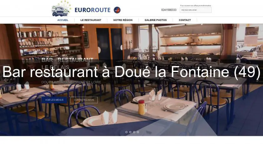 Bar restaurant à Doué la Fontaine (49)