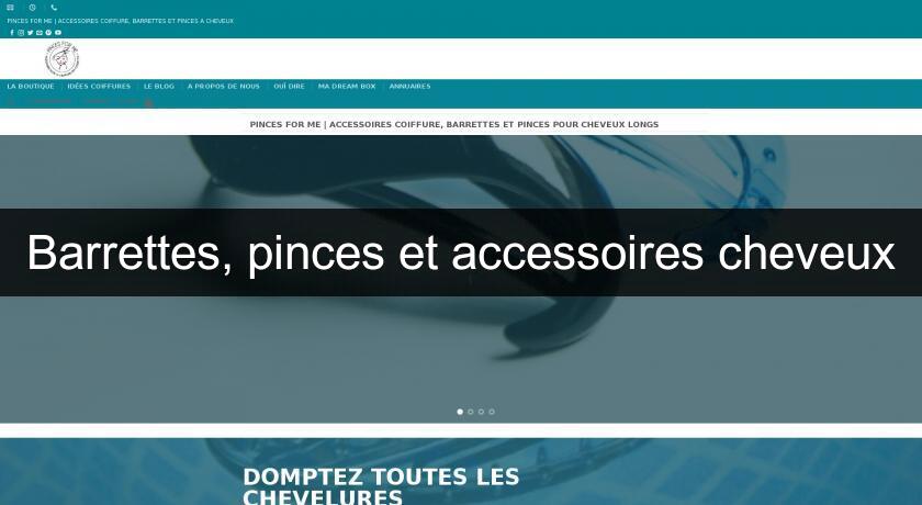 Barrettes, pinces et accessoires cheveux