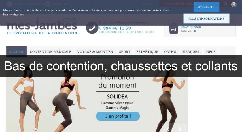 Bas de contention, chaussettes et collants Bas de contention, chaussettes et collants