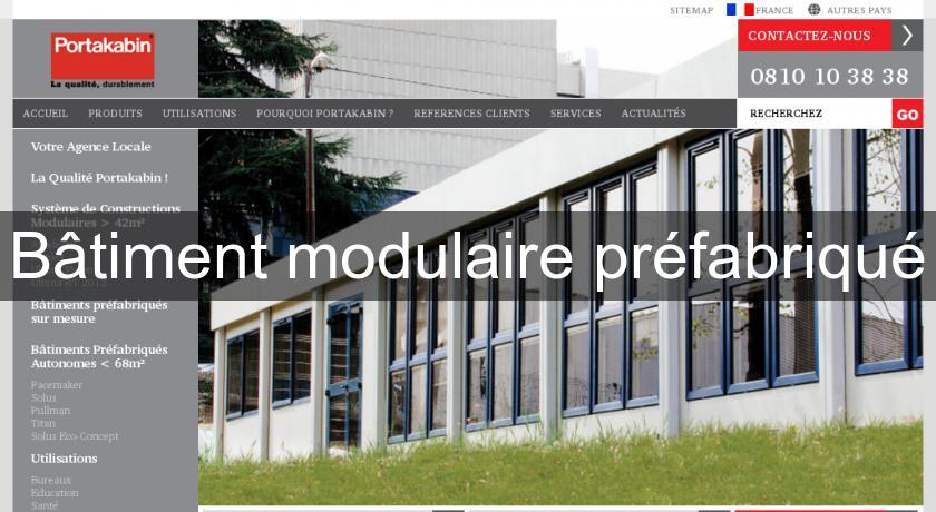 Bâtiment modulaire préfabriqué Bâtiment modulaire préfabriqué