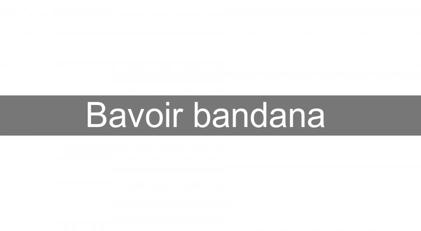 Bavoir bandana Bavoir bandana