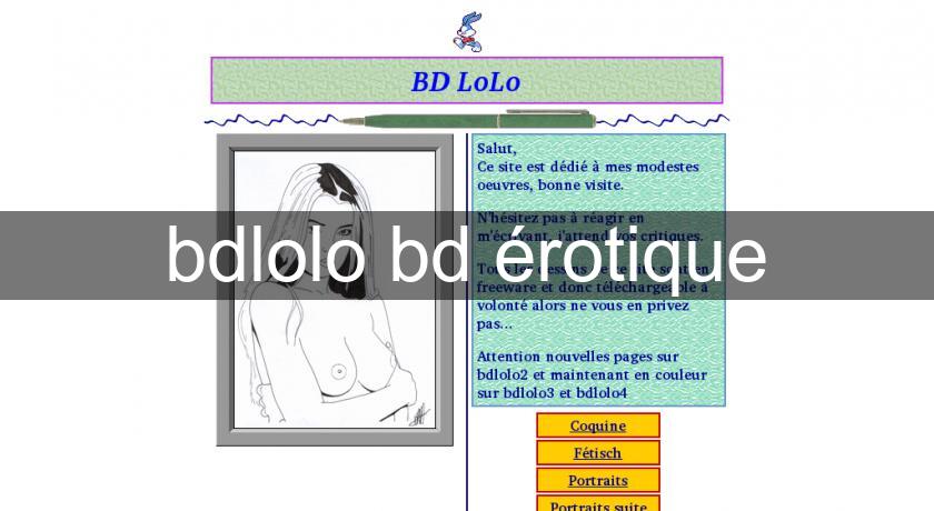 bdlolo bd érotique