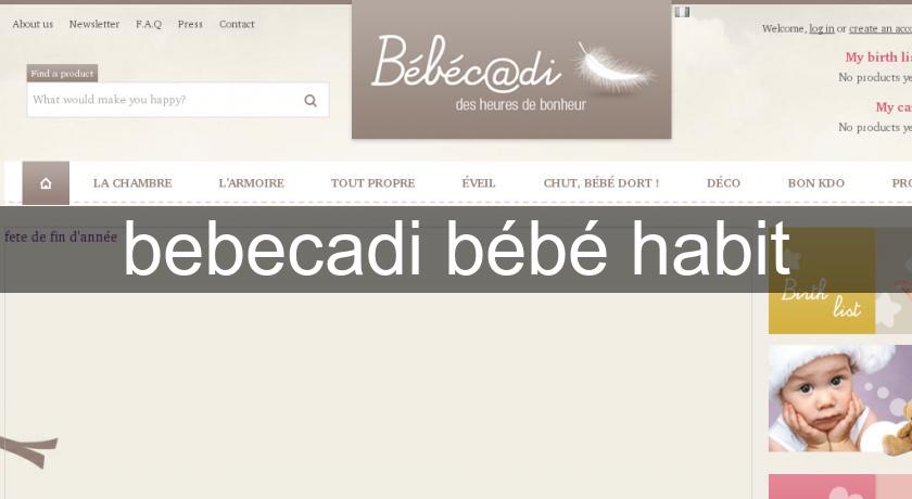 bebecadi bébé habit