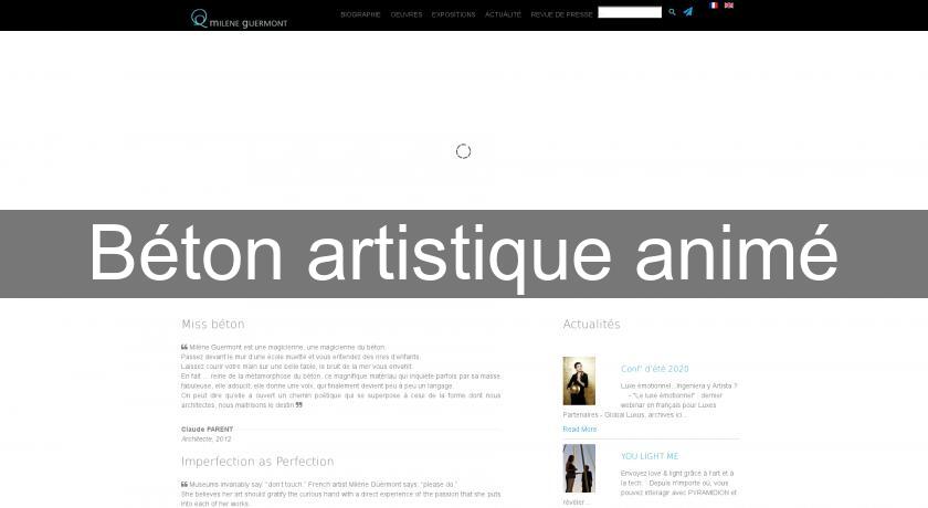 Béton artistique animé Béton artistique animé