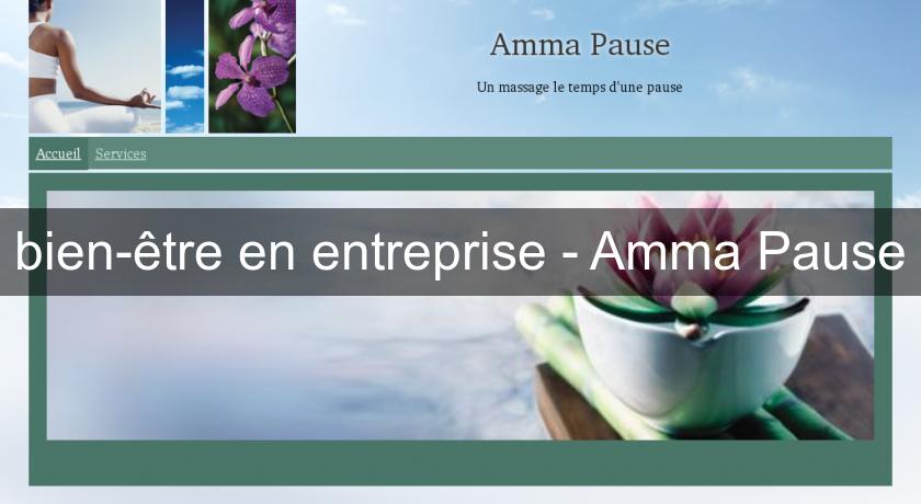 bien-être en entreprise - Amma Pause bien-être en entreprise - Amma Pause