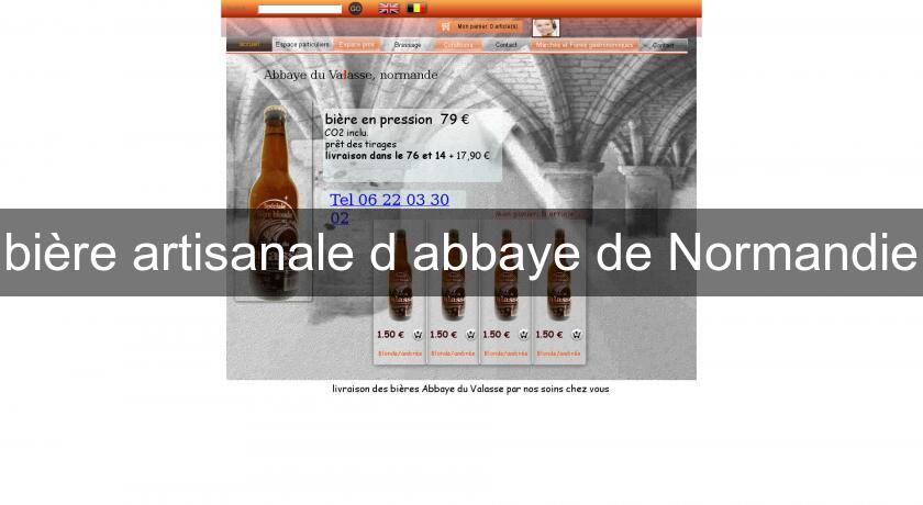 bière artisanale d'abbaye de Normandie bière artisanale d'abbaye de Normandie