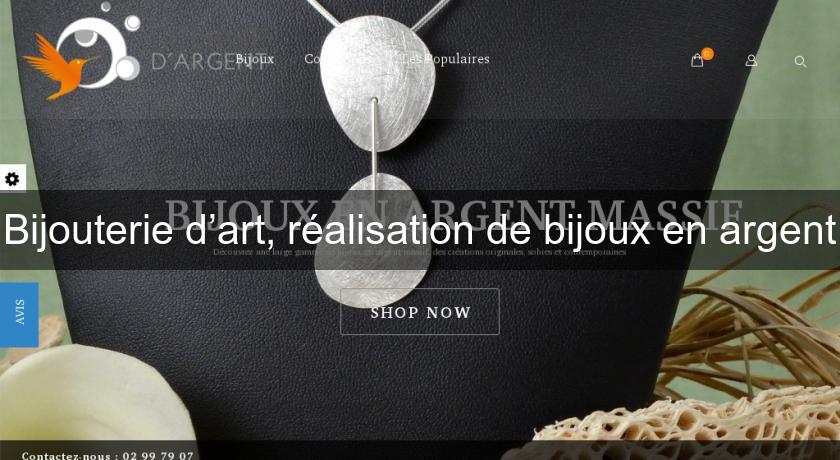 Bijouterie d’art, réalisation de bijoux en argent Bijouterie d’art, réalisation de bijoux en argent