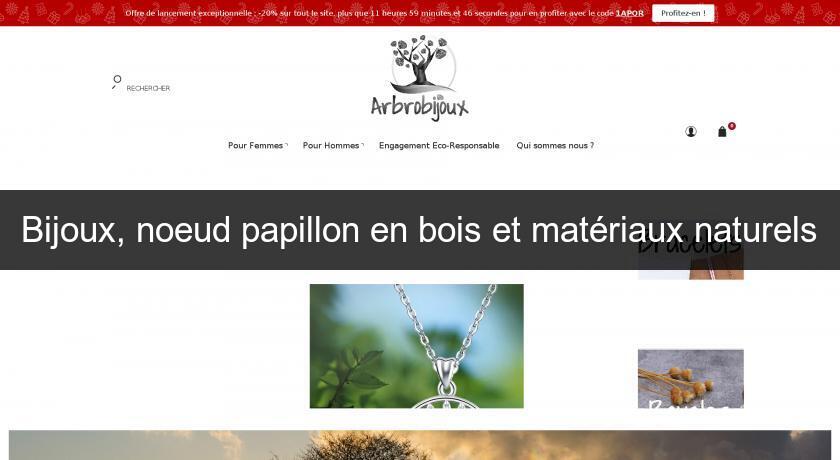 Bijoux, noeud papillon en bois et matériaux naturels Bijoux, noeud papillon en bois et matériaux naturels