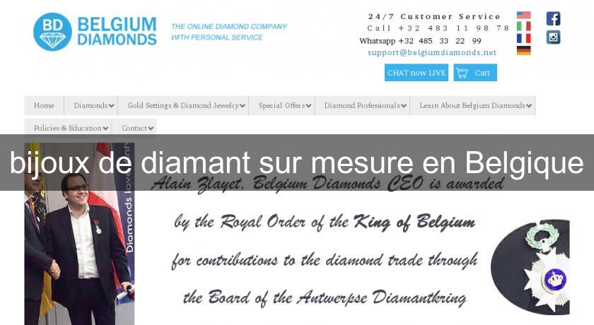 bijoux de diamant sur mesure en Belgique bijoux de diamant sur mesure en Belgique