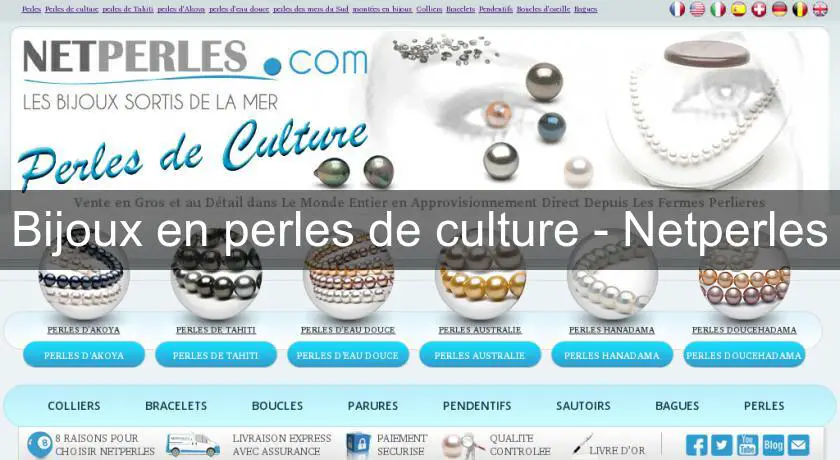 Bijoux en perles de culture - Netperles
