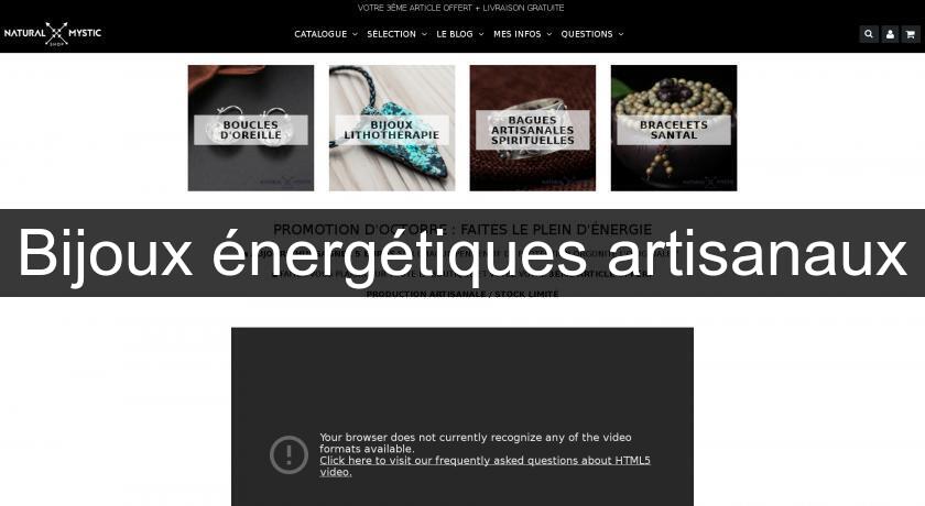 Bijoux énergétiques artisanaux Bijoux énergétiques artisanaux