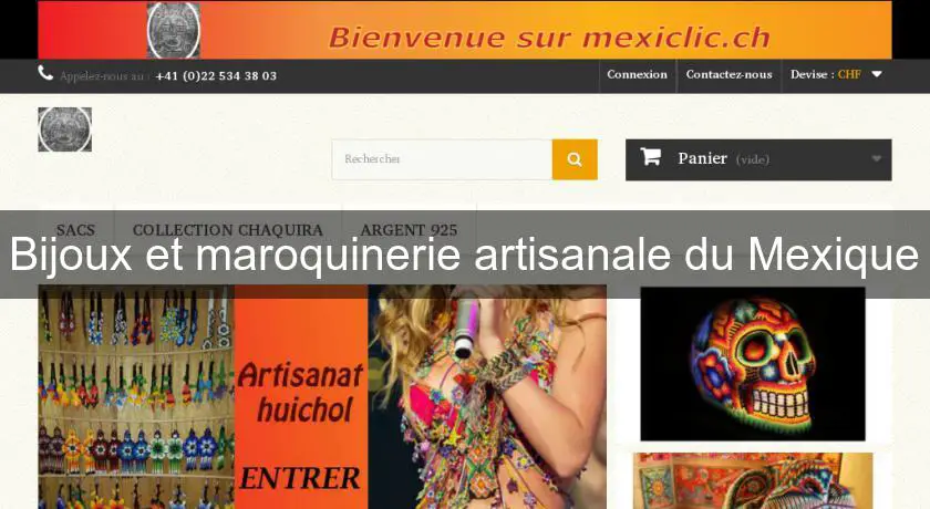 Bijoux et maroquinerie artisanale du Mexique
