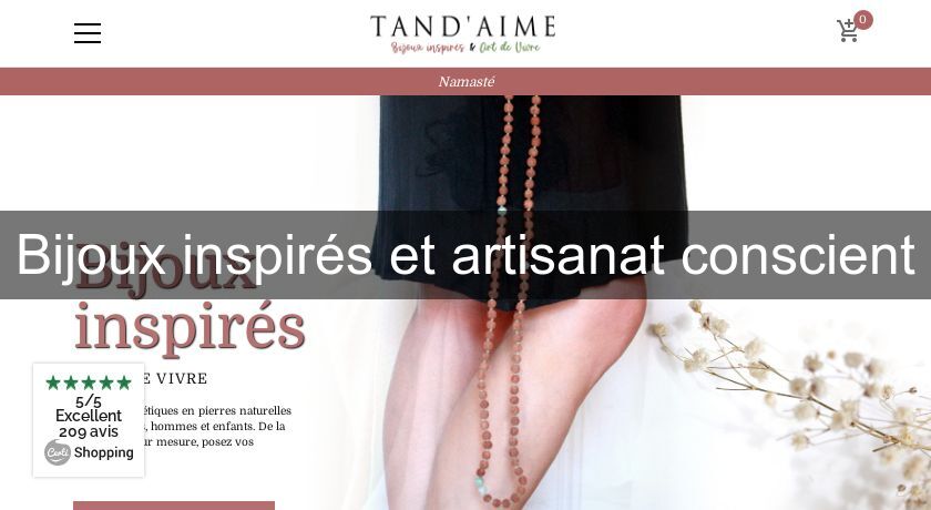 Bijoux inspirés et artisanat conscient Bijoux inspirés et artisanat conscient