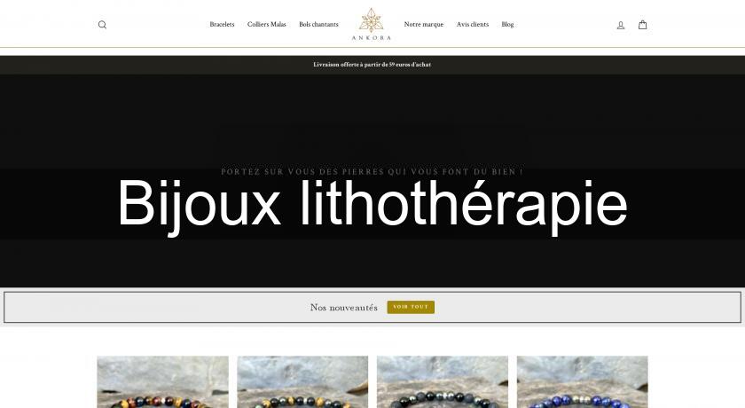 Bijoux lithothérapie
