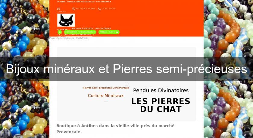 Bijoux minéraux et Pierres semi-précieuses Bijoux minéraux et Pierres semi-précieuses