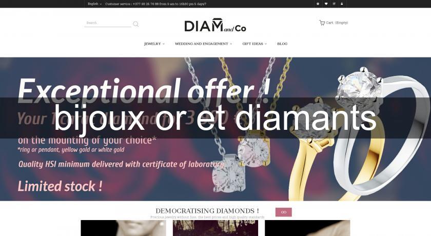 bijoux or et diamants