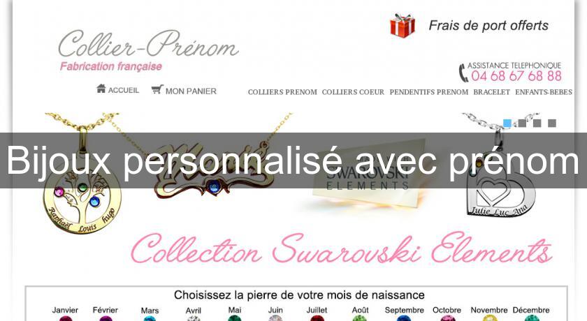Bijoux personnalisé avec prénom Bijoux personnalisé avec prénom