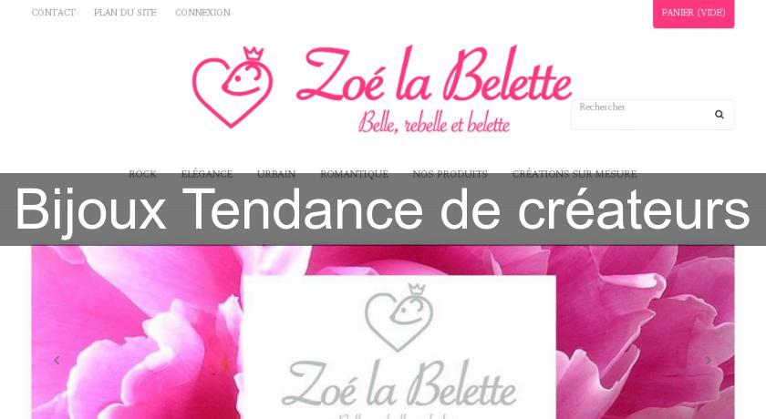 Bijoux Tendance de créateurs Bijoux Tendance de créateurs