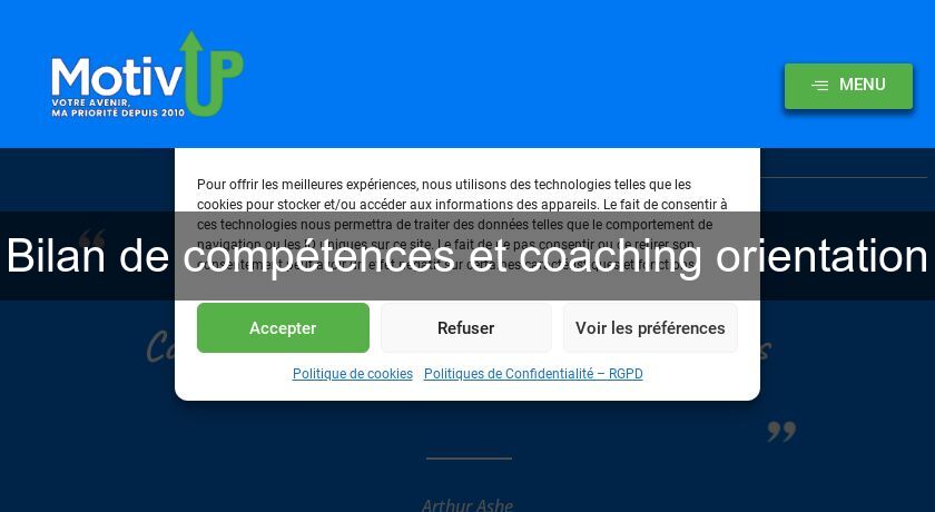 Bilan de compétences et coaching orientation Bilan de compétences et coaching orientation