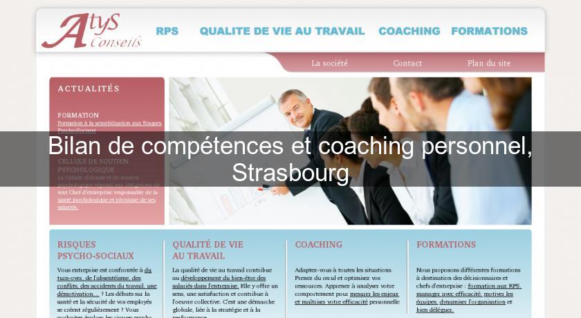Bilan de compétences et coaching personnel, Strasbourg Bilan de compétences et coaching personnel, Strasbourg