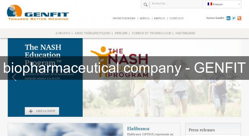 biopharmaceutical company - GENFIT biopharmaceutical company - GENFIT