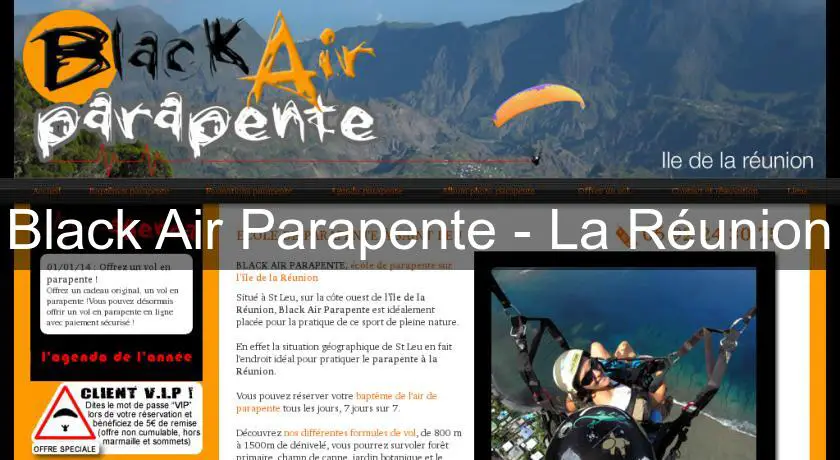 Black Air Parapente - La Réunion