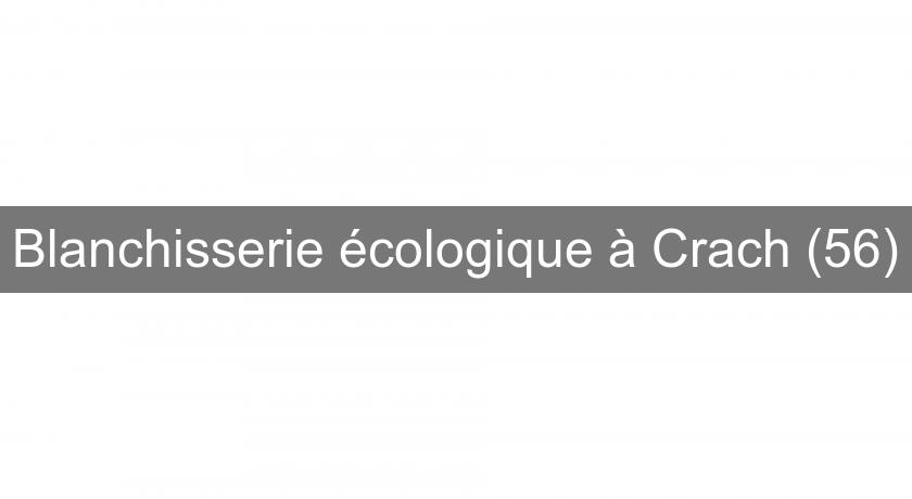 Blanchisserie écologique à Crach (56)