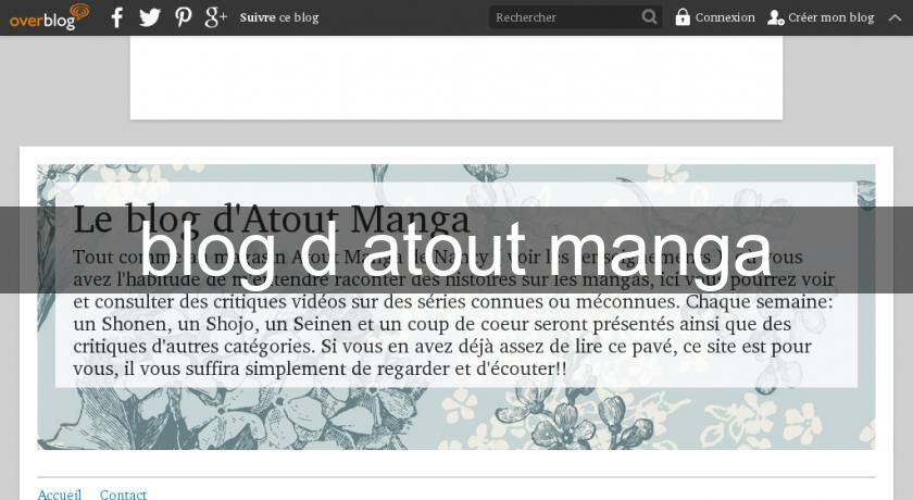 blog d'atout manga blog d'atout manga