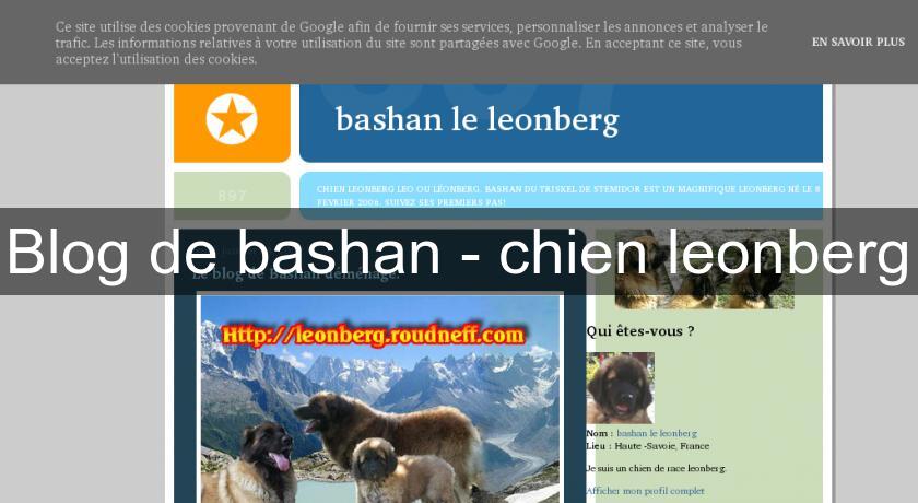 Blog de bashan - chien leonberg