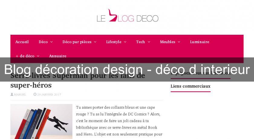 Blog décoration design - déco d'interieur