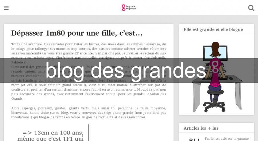 blog des grandes blog des grandes