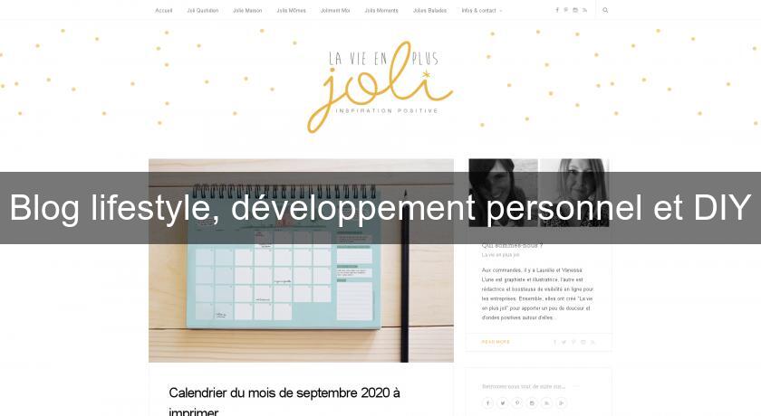 Blog lifestyle, développement personnel et DIY