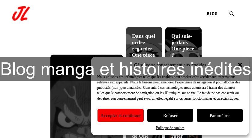 Blog manga et histoires inédites