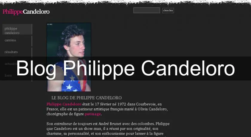 Blog Philippe Candeloro