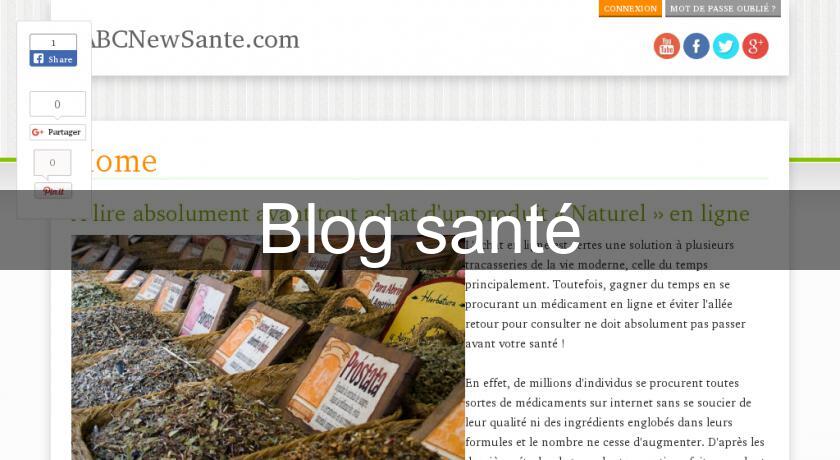 Blog santé Blog santé