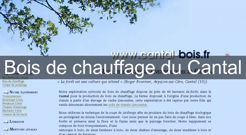 Bois de chauffage du Cantal