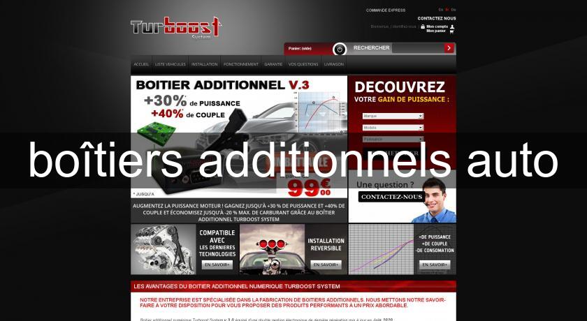 boîtiers additionnels auto boîtiers additionnels auto