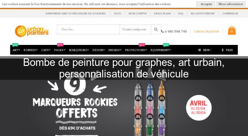 Bombe de peinture pour graphes, art urbain, personnalisation de véhicule