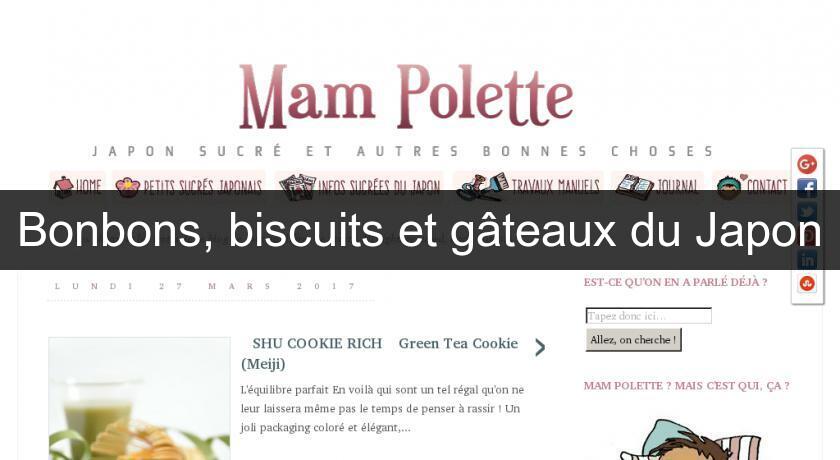 Bonbons, biscuits et gâteaux du Japon Bonbons, biscuits et gâteaux du Japon