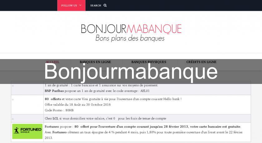 Bonjourmabanque Bonjourmabanque