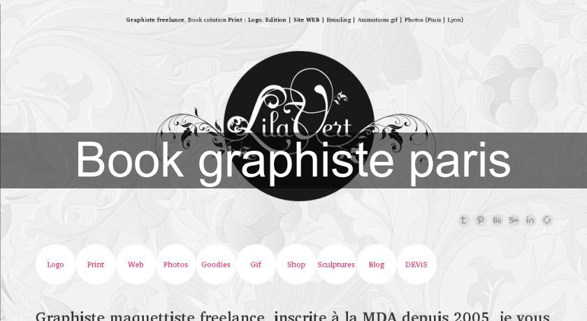 Book graphiste paris