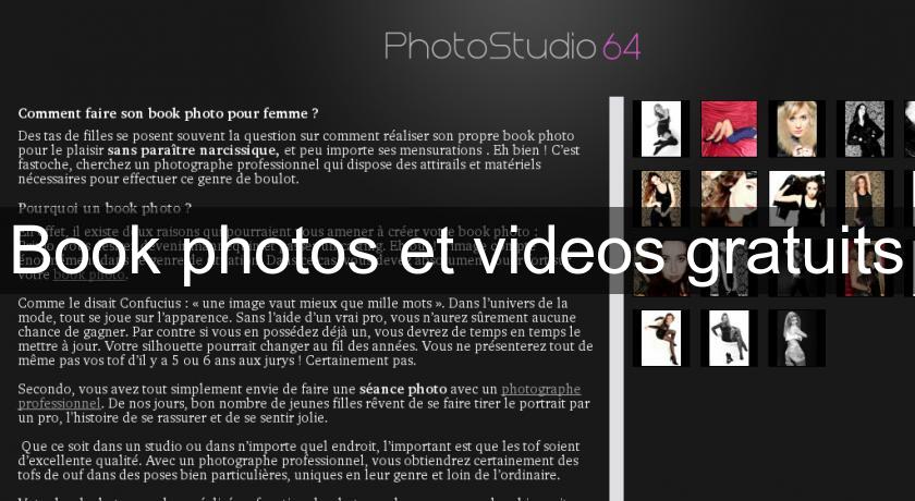 Book photos et videos gratuits