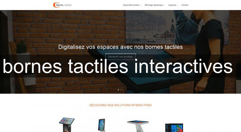 bornes tactiles interactives bornes tactiles interactives