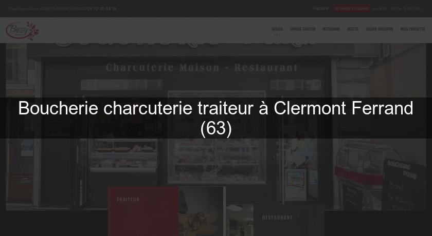 Boucherie charcuterie traiteur à Clermont Ferrand (63)