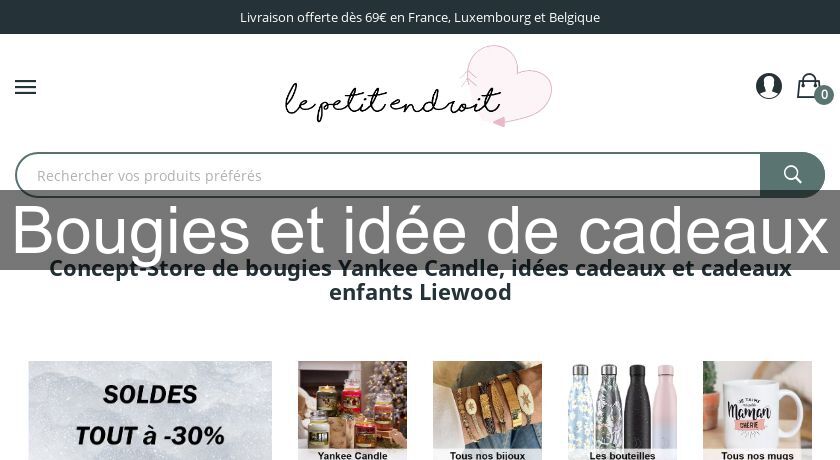 Bougies et idée de cadeaux Bougies et idée de cadeaux