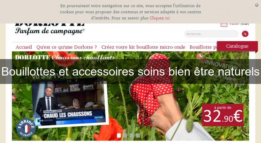 Bouillottes et accessoires soins bien être naturels