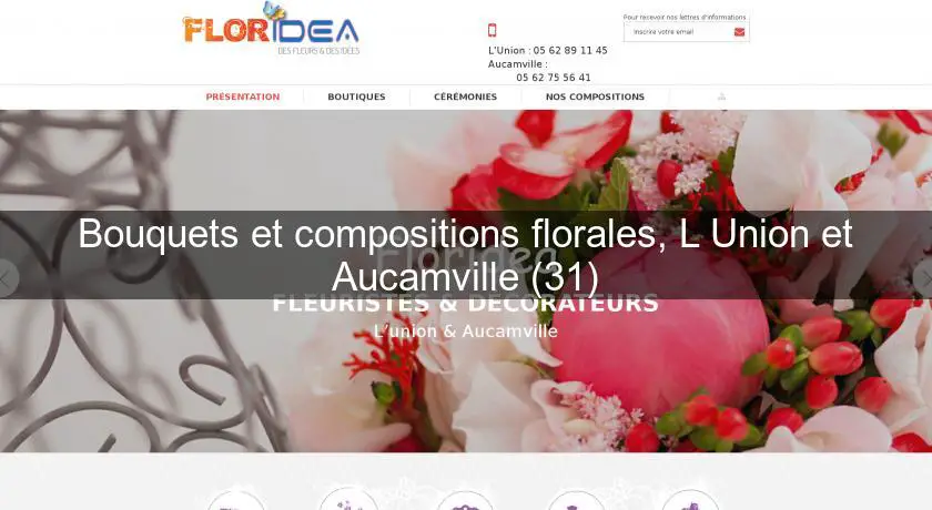 Bouquets et compositions florales, L'Union et Aucamville (31)