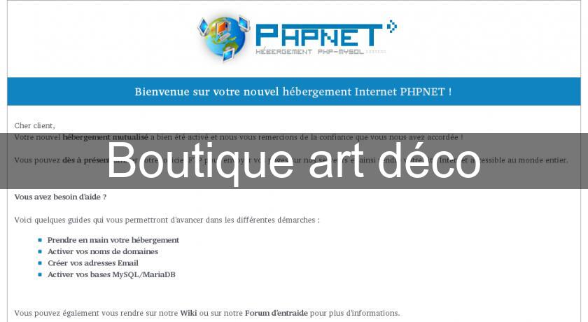 Boutique art déco Boutique art déco