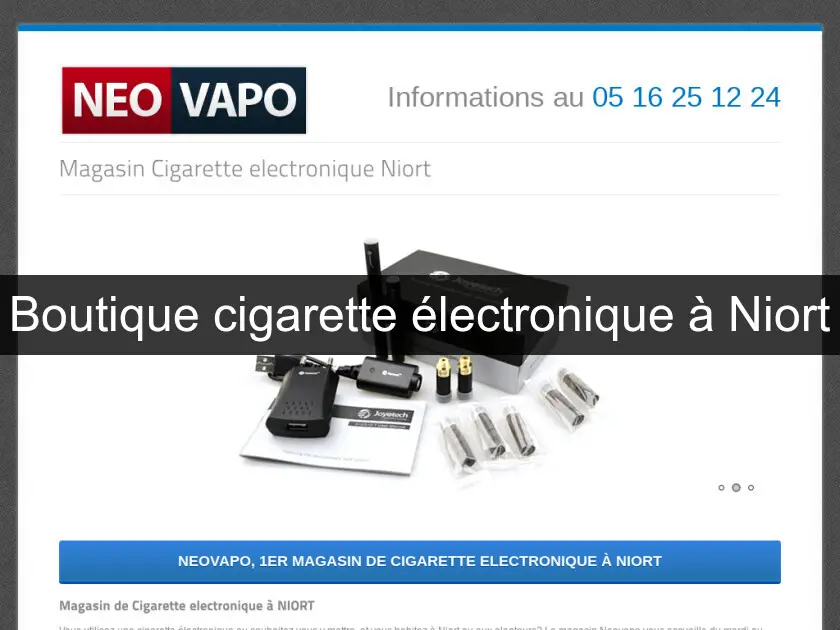 Boutique cigarette électronique à Niort