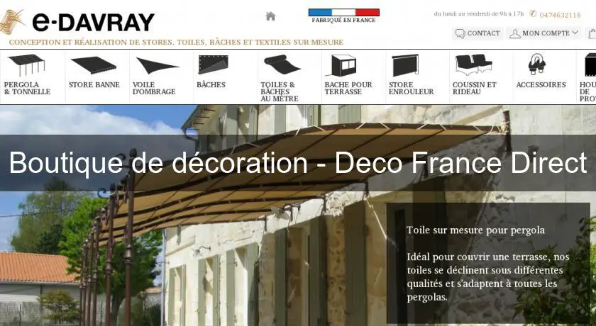 Boutique de décoration - Deco France Direct